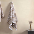 Madeira Popcorn Stripe Towel Collection - Natural - DUSK