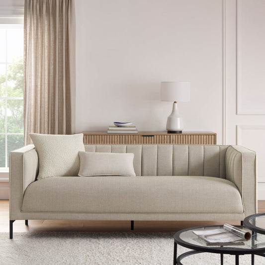 Madison 3 Seater Sofa - Stone Grey - DUSK