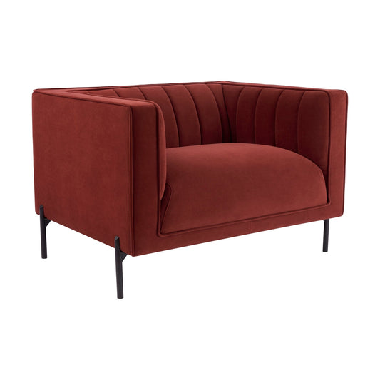 Madison Loveseat - Rust - DUSK