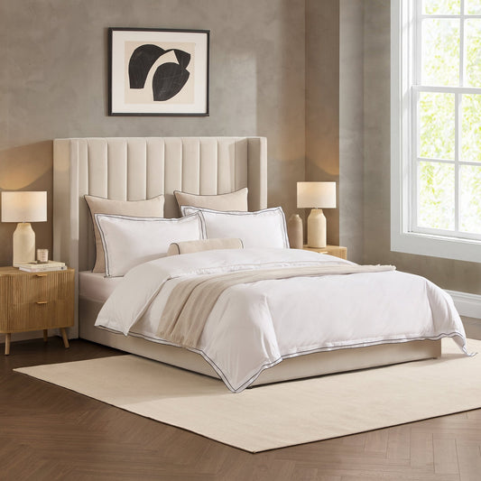 Madison Ottoman Storage Bed - Ecru - DUSK