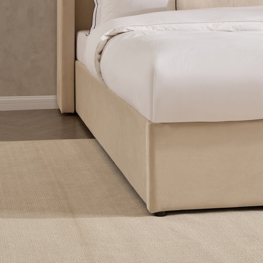 Madison Ottoman Storage Bed - Ecru - DUSK