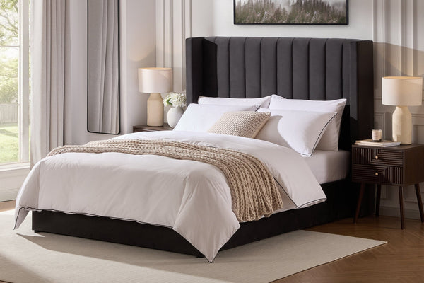 Madison Ottoman Storage Bed - Ink - DUSK