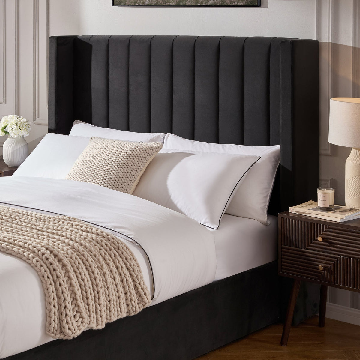 Madison Ottoman Storage Bed - Ink - DUSK