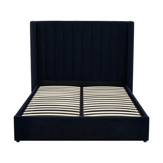 Madison Ottoman Storage Bed - Navy - DUSK