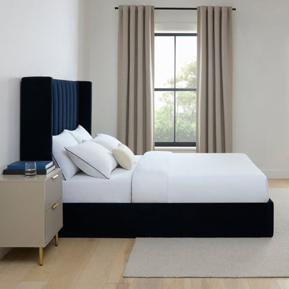 Madison Ottoman Storage Bed - Navy - DUSK