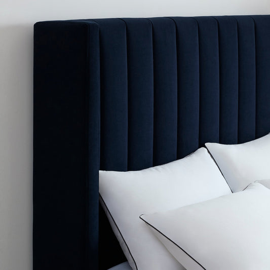 Madison Ottoman Storage Bed - Navy - DUSK