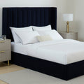 Madison Ottoman Storage Bed - Navy - DUSK