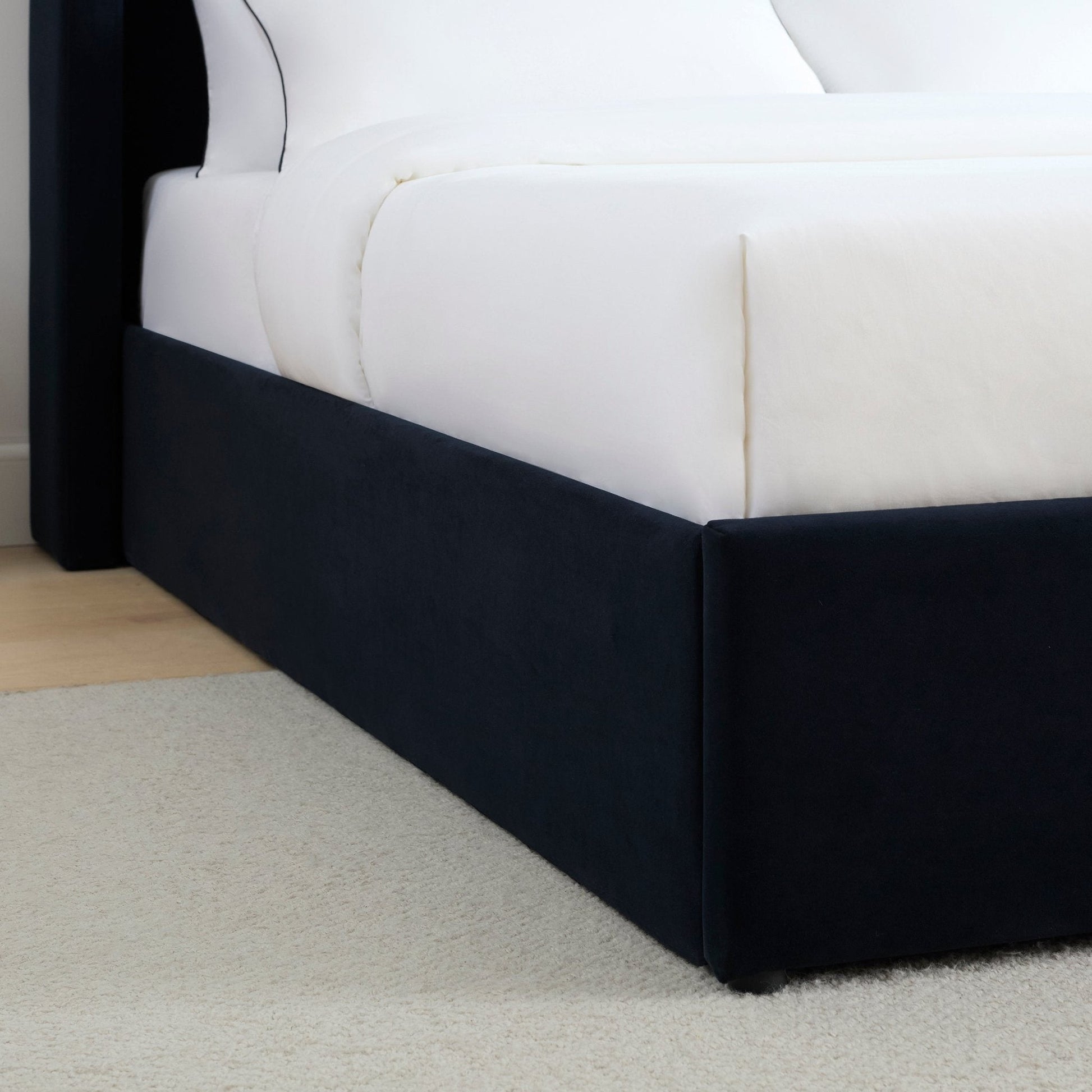 Madison Ottoman Storage Bed - Navy - DUSK