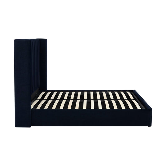 Madison Ottoman Storage Bed - Navy - DUSK