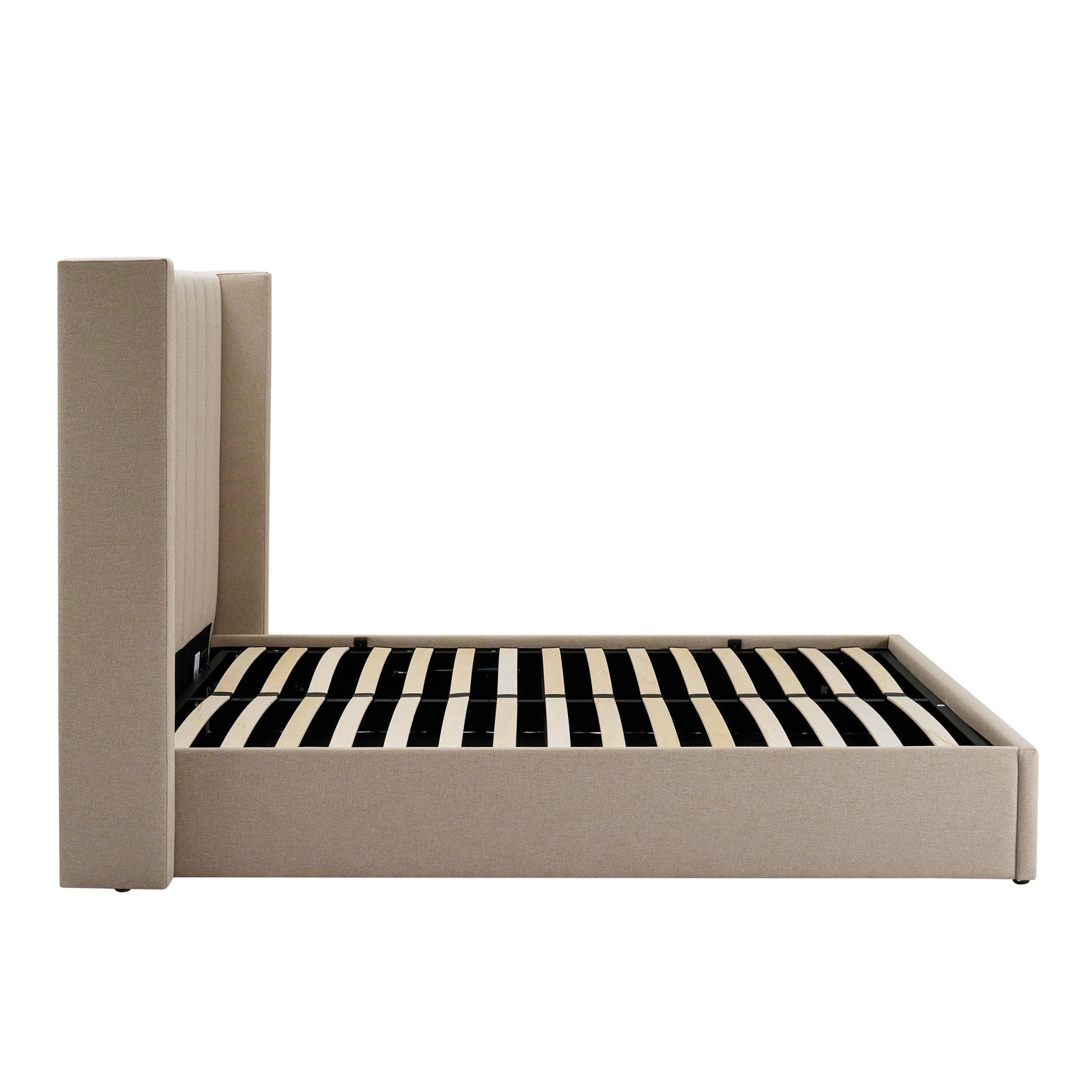 Madison Ottoman Storage Bed - Oatmeal - DUSK