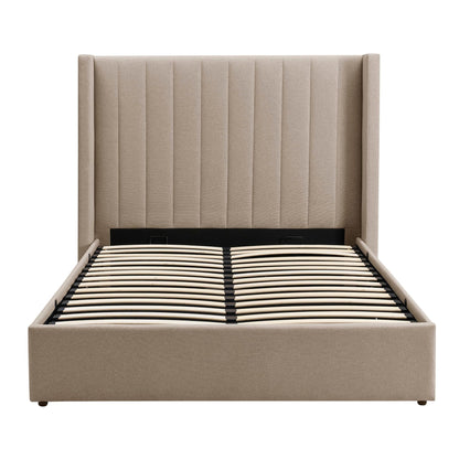 Madison Ottoman Storage Bed - Oatmeal - DUSK