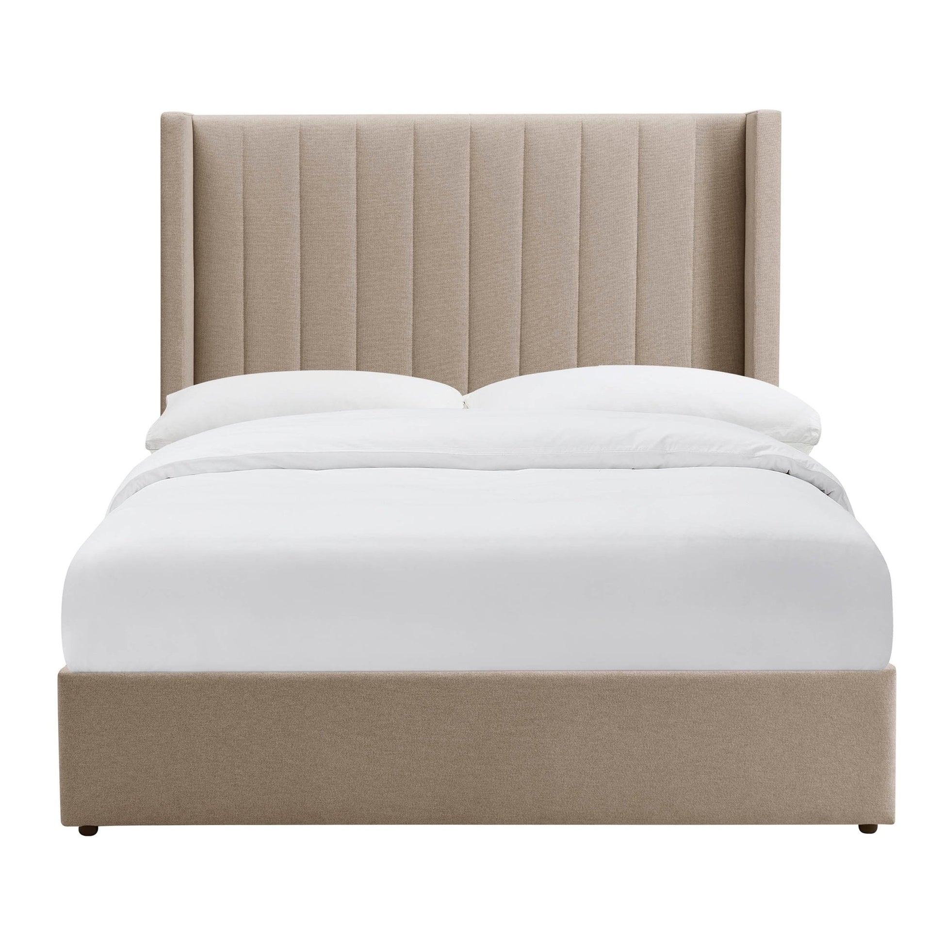 Madison Ottoman Storage Bed - Oatmeal - DUSK