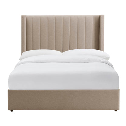 Madison Ottoman Storage Bed - Oatmeal - DUSK