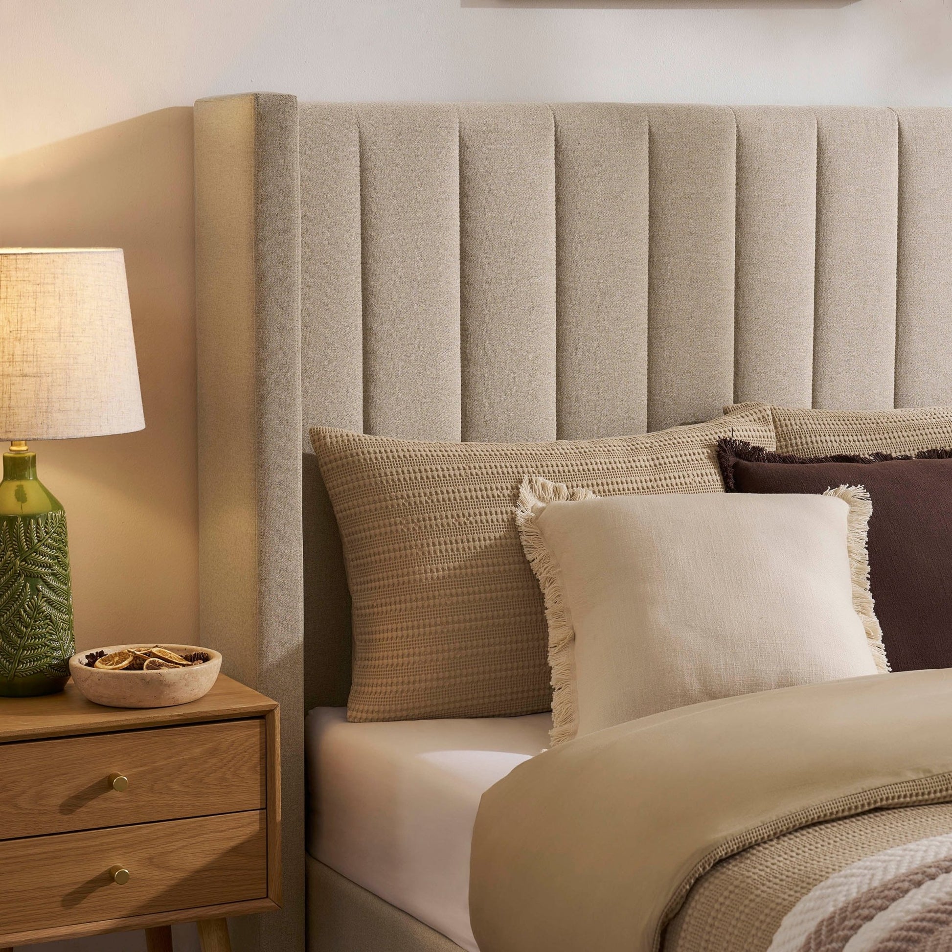 Madison Ottoman Storage Bed - Oatmeal - DUSK