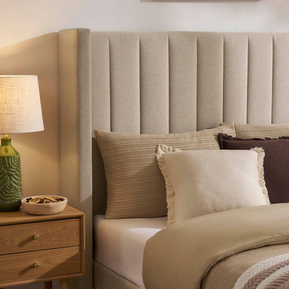 Madison Ottoman Storage Bed - Oatmeal - DUSK