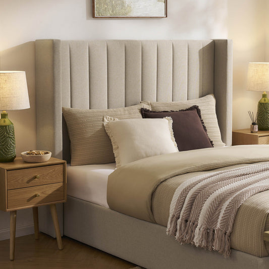 Madison Ottoman Storage Bed - Oatmeal - DUSK