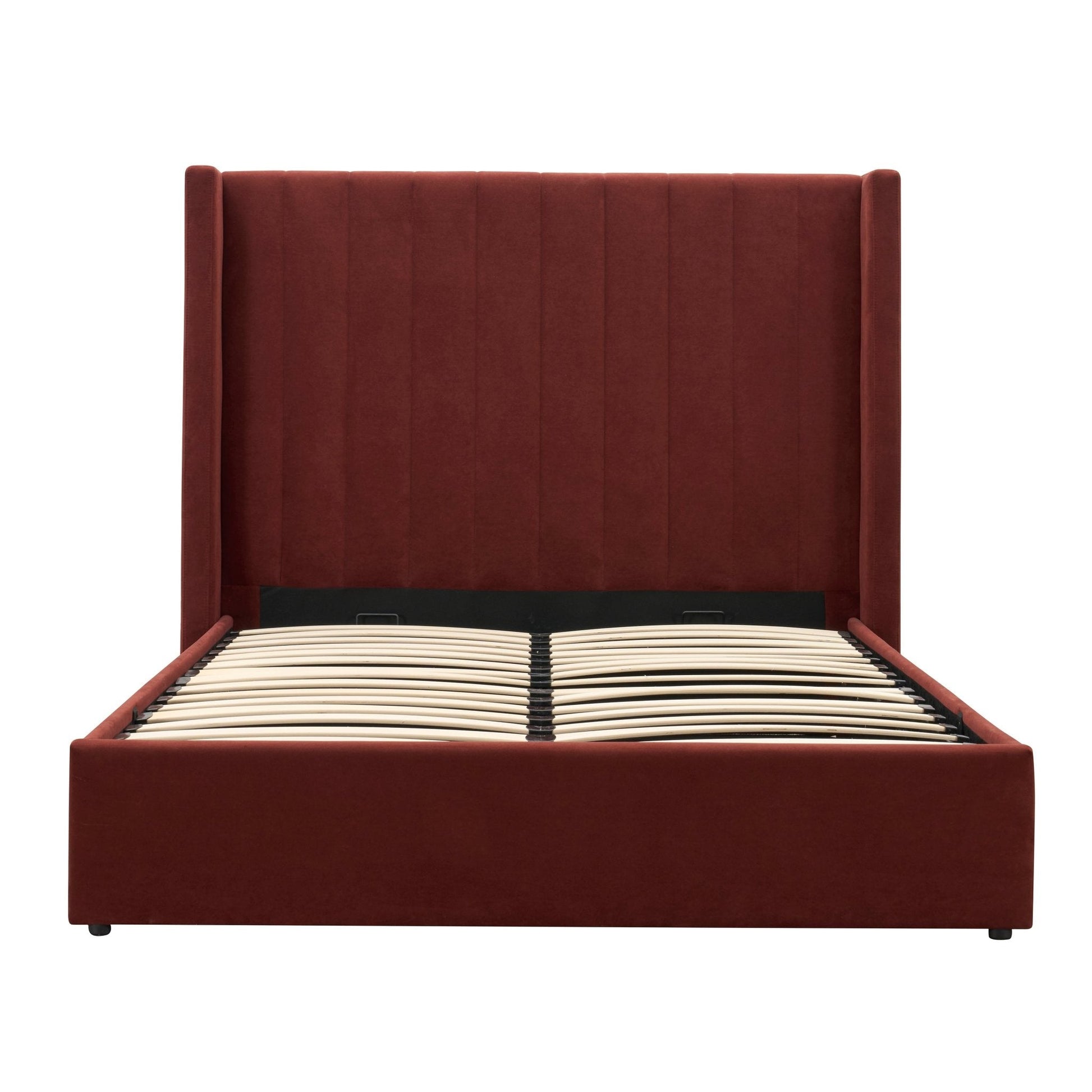 Madison Ottoman Storage Bed - Rust - DUSK