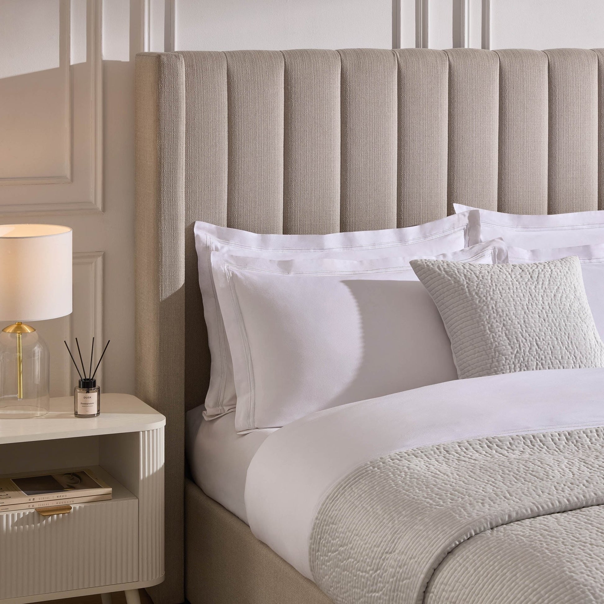 Madison Ottoman Storage Bed - Stone Grey - DUSK