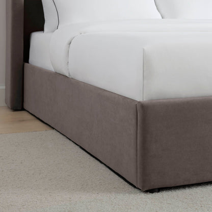 Madison Ottoman Storage Bed - Taupe - DUSK