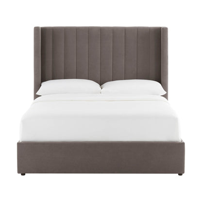 Madison Ottoman Storage Bed - Taupe - DUSK