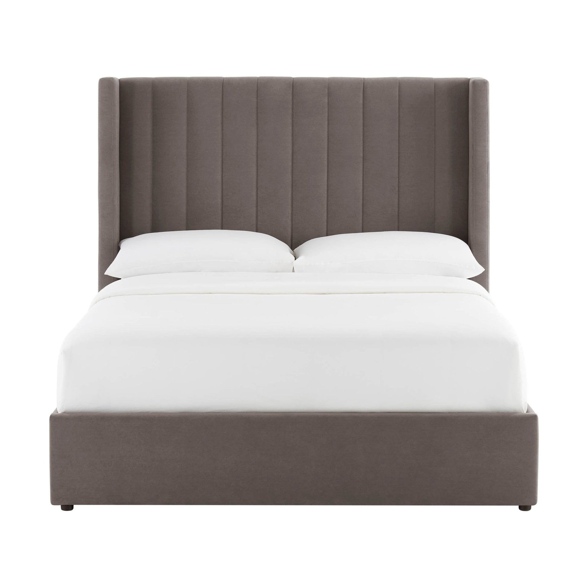 Madison Ottoman Storage Bed - Taupe - DUSK