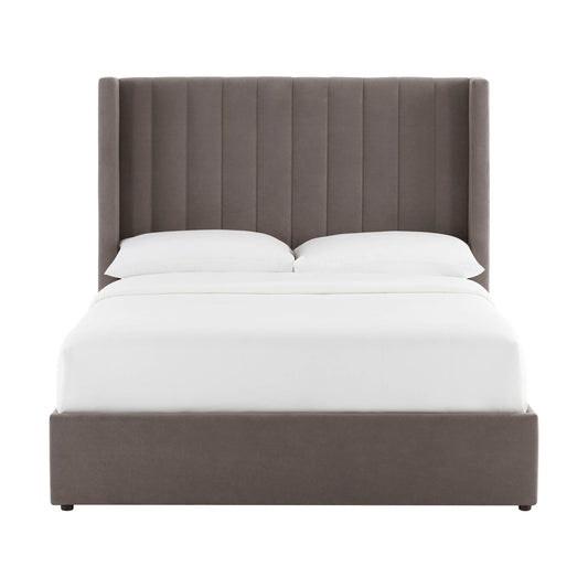 Madison Ottoman Storage Bed - Taupe - DUSK