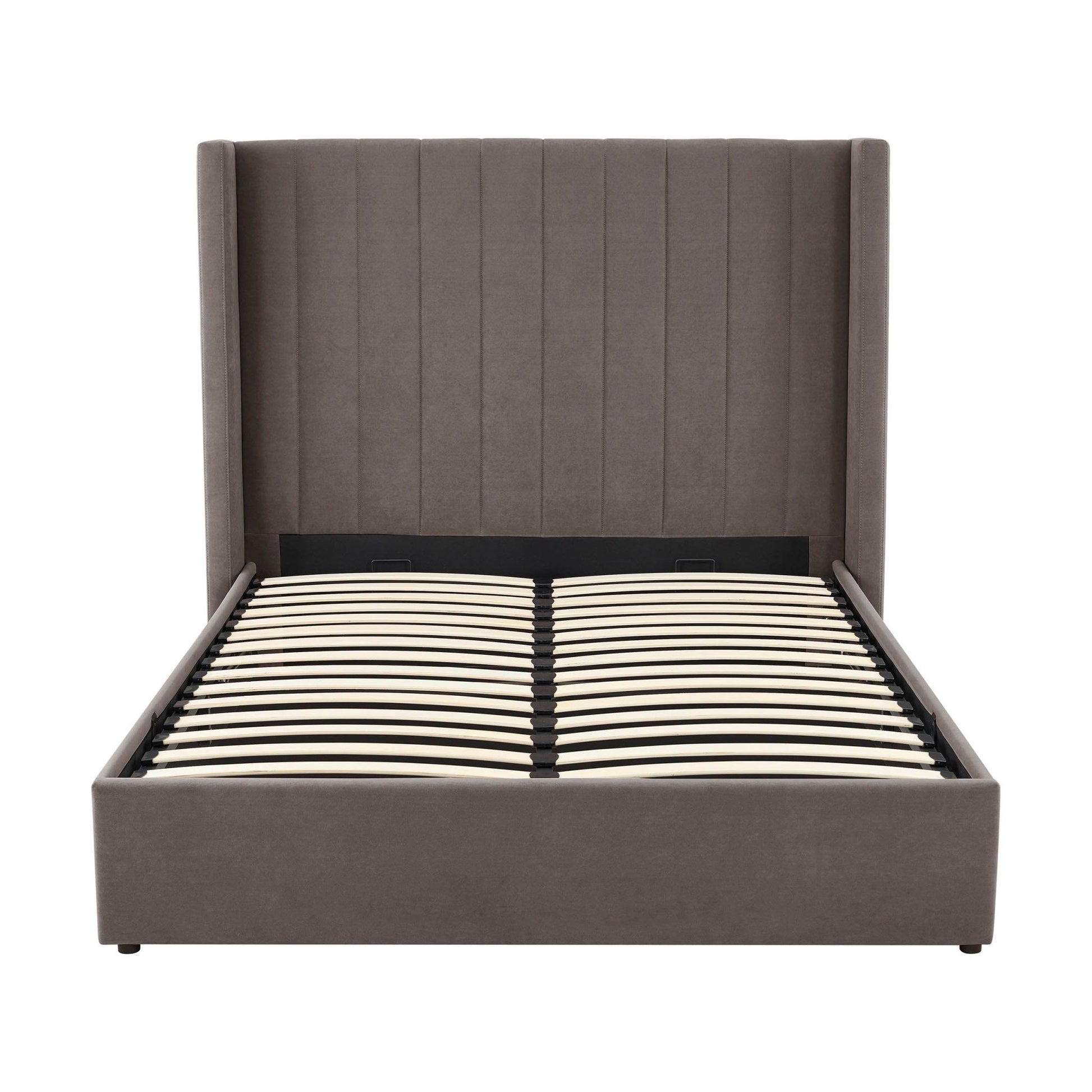 Madison Ottoman Storage Bed - Taupe - DUSK