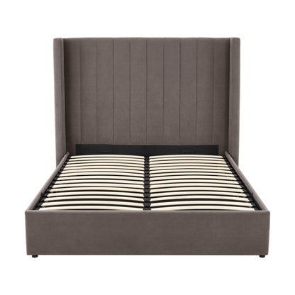Madison Ottoman Storage Bed - Taupe - DUSK