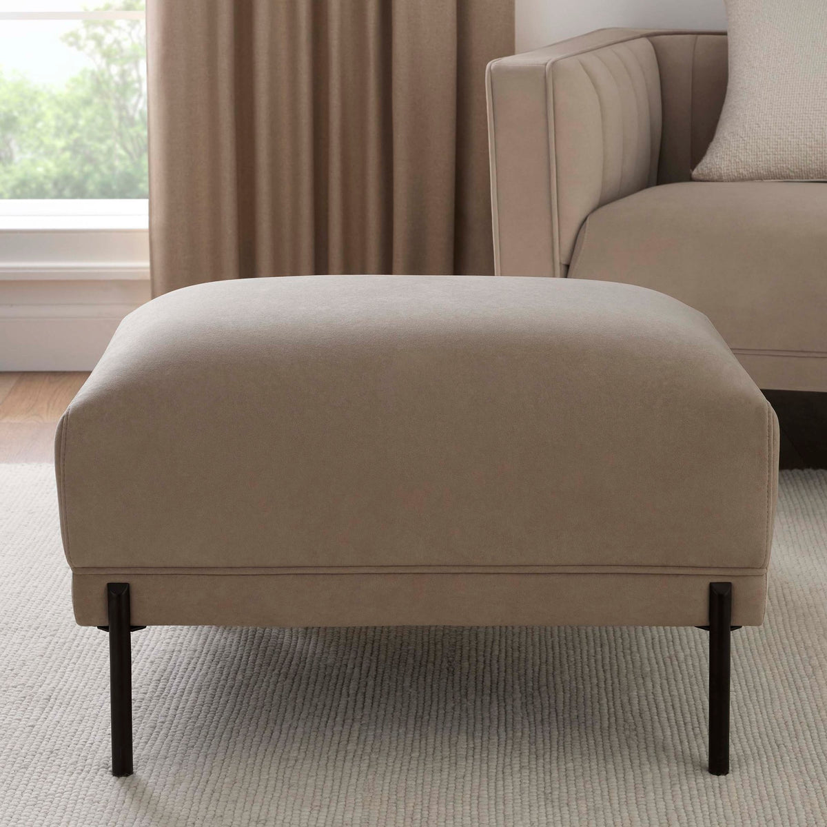 Madison Pouffe - Sand - DUSK