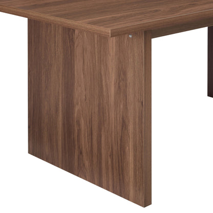Maisie 4 - 6 Seater Dining Table - Mid Wood - DUSK