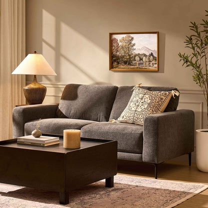 Malibu 2 Seater Sofa - Chenille Ash Grey - DUSK