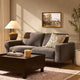 Malibu 2 Seater Sofa - Chenille Ash Grey - DUSK