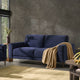 Malibu 2 Seater Sofa - Chenille Navy - DUSK