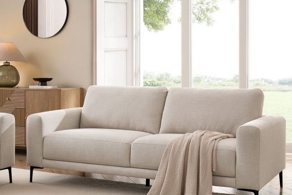 Malibu 3 Seater Sofa - Beige - DUSK