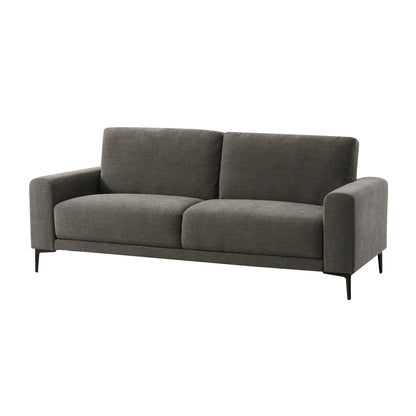 Malibu 3 Seater Sofa - Chenille Ash Grey - DUSK