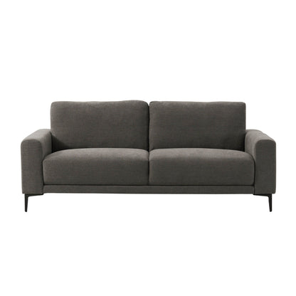 Malibu 3 Seater Sofa - Chenille Ash Grey - DUSK