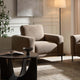 Malibu Armchair - Chenille Mushroom - DUSK