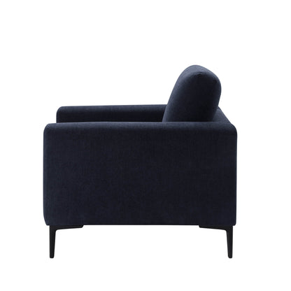 Malibu Armchair - Chenille Navy - DUSK