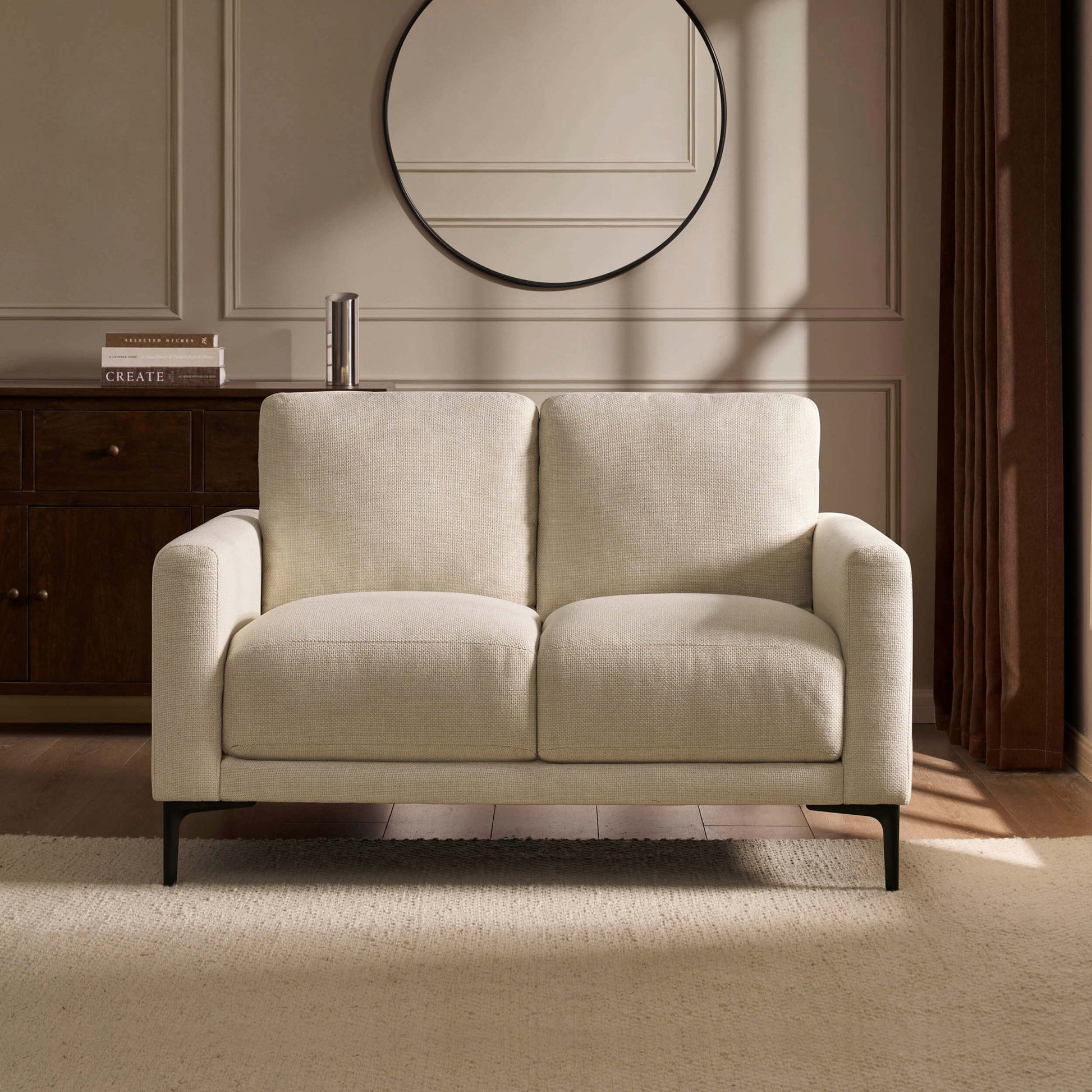 Malibu Compact 2 Seater Sofa - Beige - DUSK