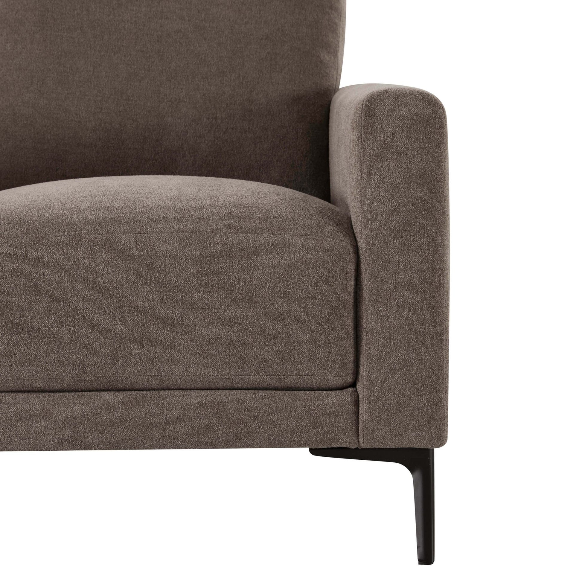 Malibu Compact 2 Seater Sofa - Chenille Mushroom - DUSK