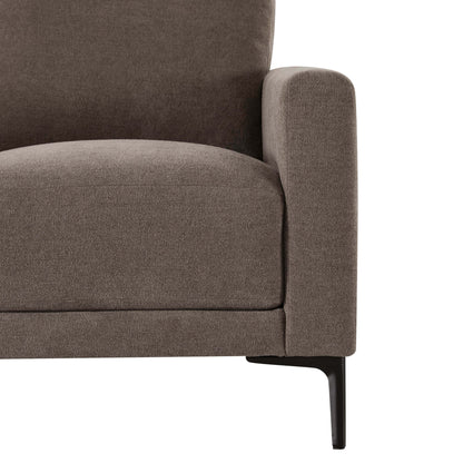 Malibu Compact 2 Seater Sofa - Chenille Mushroom - DUSK