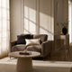 Malibu Compact 2 Seater Sofa - Chenille Mushroom - DUSK