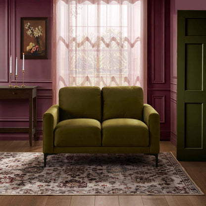 Malibu Compact 2 Seater Sofa - Rich Green - DUSK