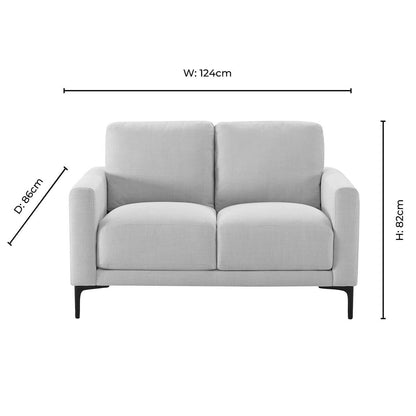 Malibu Compact 2 Seater Sofa - Rich Green - DUSK