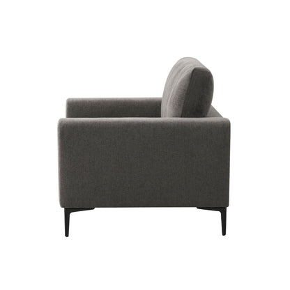 Malibu Loveseat - Chenille Ash Grey - DUSK