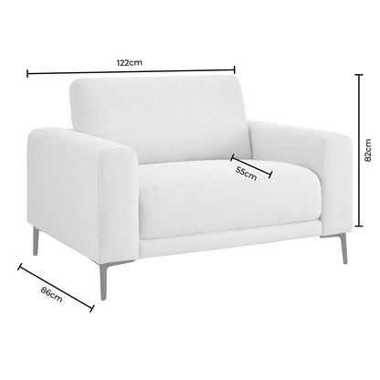 Malibu Loveseat - Rich Green - DUSK