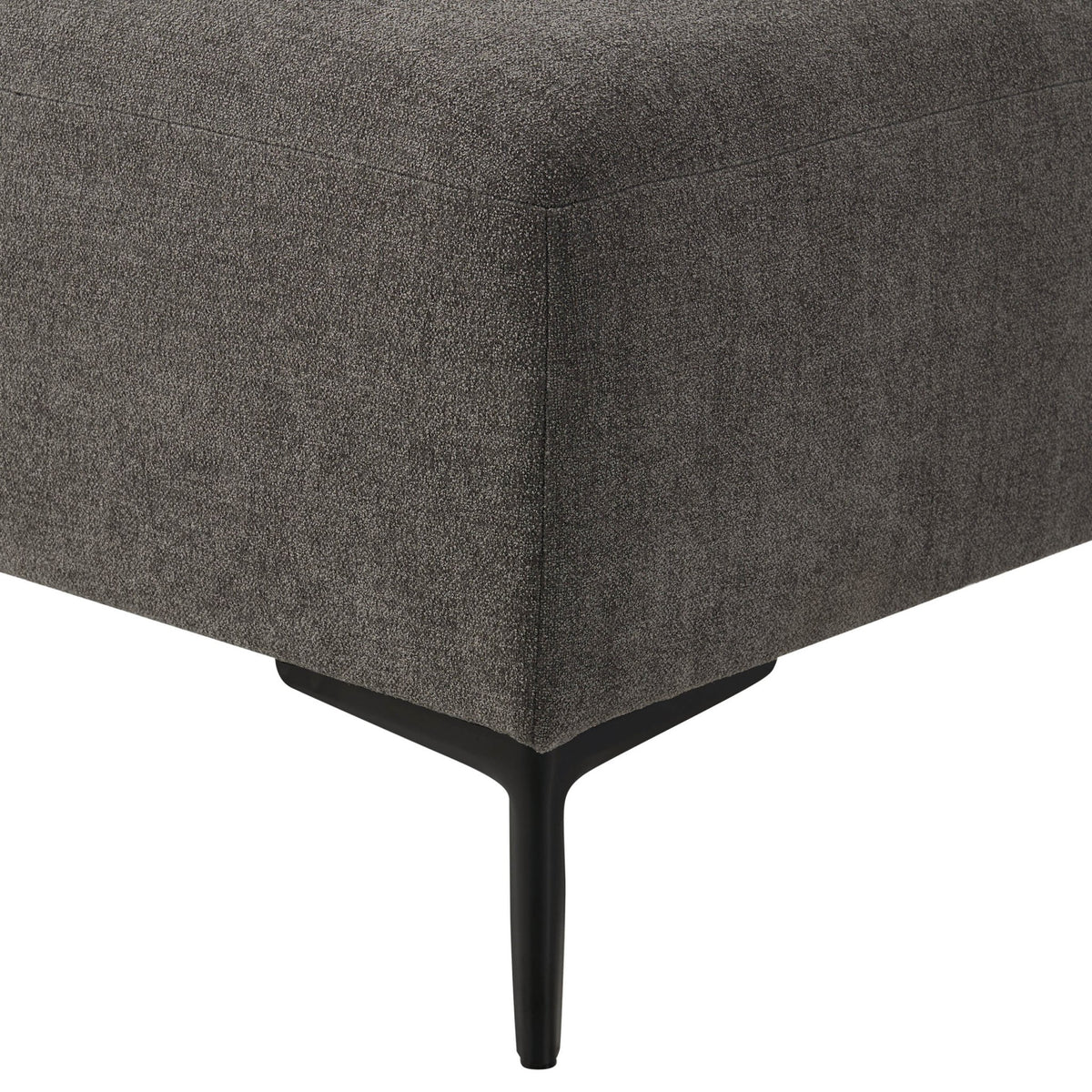 Malibu Pouffe - Chenille Ash Grey - DUSK