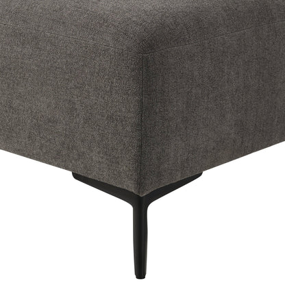 Malibu Pouffe - Chenille Ash Grey - DUSK