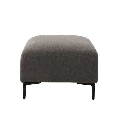 Malibu Pouffe - Chenille Ash Grey - DUSK