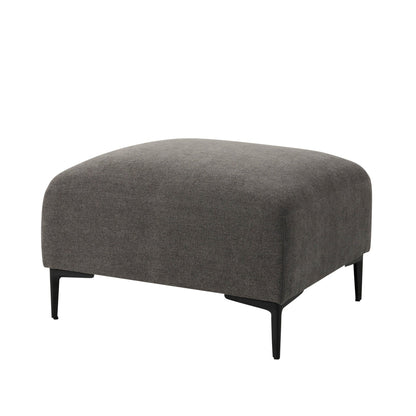 Malibu Pouffe - Chenille Ash Grey - DUSK